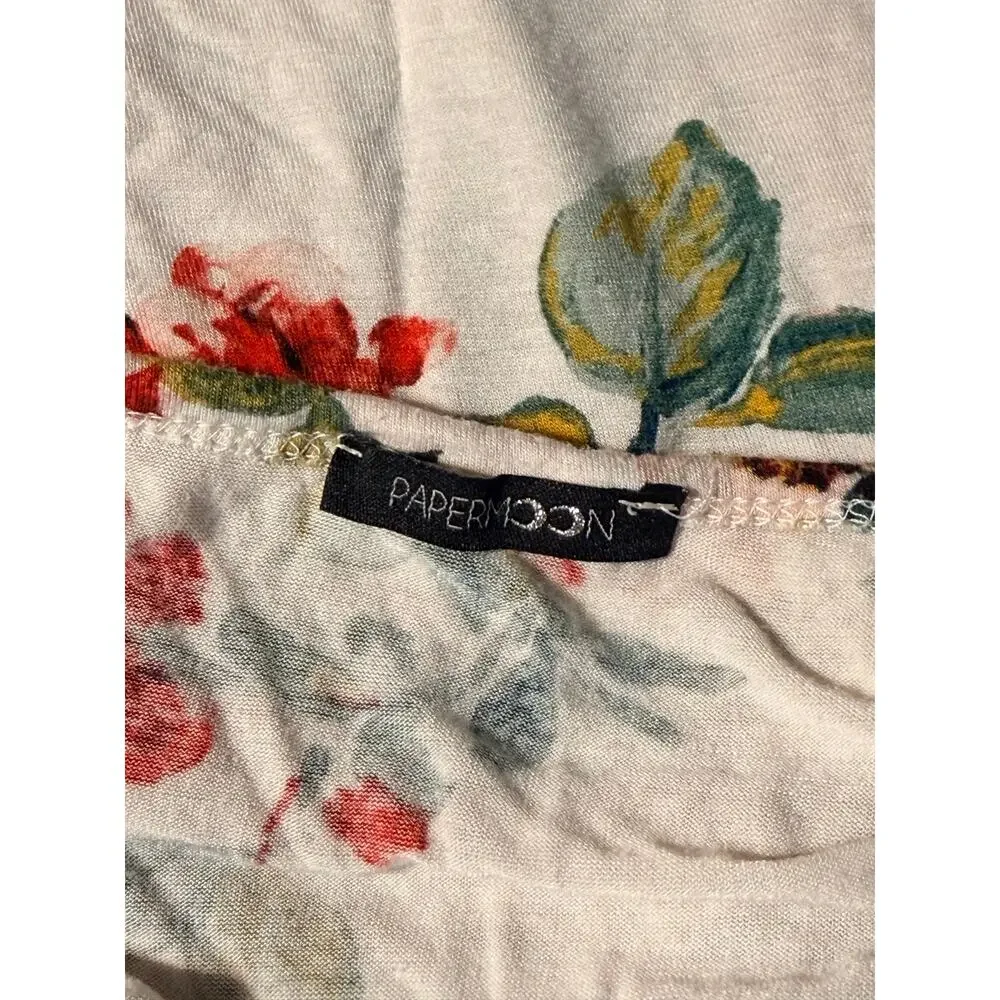 Papermoon Floral Print Sleeveless Smocked Tank Top - Picture 7 of 7